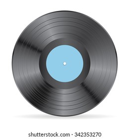 Vinyl vector illustration.