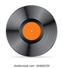 Vinyl vector illustration.