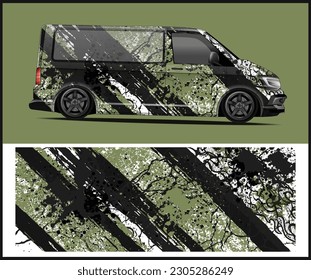 vinyl vehicle wrap sticker design, vector car wrap  graphics