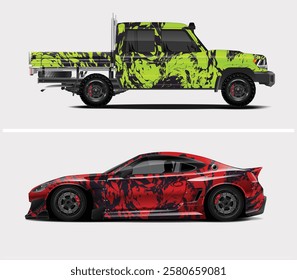 vinyl vehicle wrap sticker design