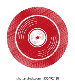 vinyl vintage record icon vector illustration graphic design