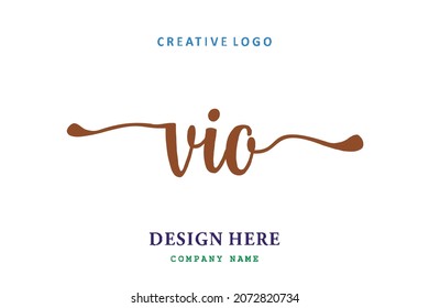 VIO lettering logo is simple, easy to understand and authoritative