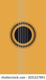 Viola, Guitar, Music, Minimalist, Art