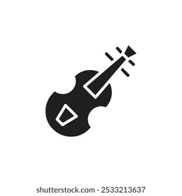 Violen icon Flat line illustration