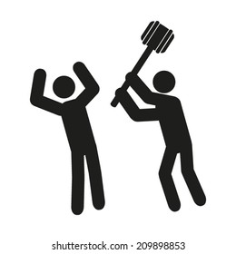Violence illustration