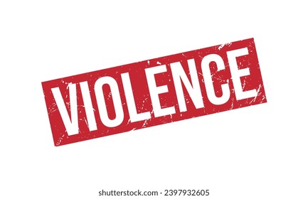 Vector de sellos de goma de la violencia