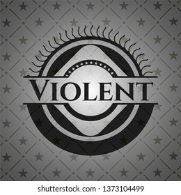 Violent black emblem