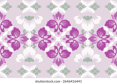 Violer vintage garden rhythm on a gray background.
