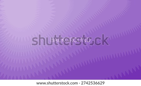 Violet abstract background with sharp wavy lines and gradient transition, dynamic swirl shape. Inclined bends. Zig zag