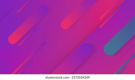 Diseño abstracto violeta con varias rayas de diferentes tonos.
