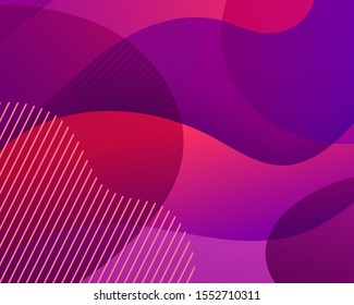 Violet abstract geometric vector background