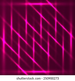 Violet abstract glowing diagonal lines background