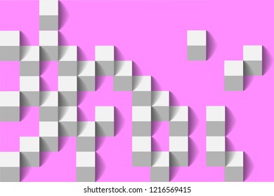 Violet abstract texture. Vector background 3d paper art style can be used in cover design, book design, poster,flyer, website backgrounds or advertising.