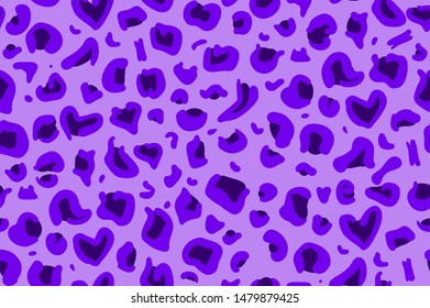 violet animal skin Seamless Pattern vector texture eps 10 illustration Leopard repeating background art