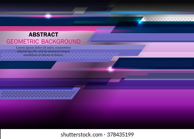 violet background abstract geometric, Vector Illustration