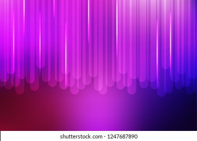 Violet background for business brochure with particles motion illustration.