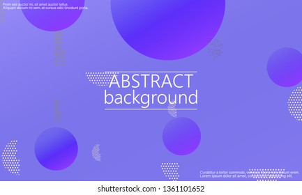 Violet background. Creative colorful wallpaper. Trendy gradient poster. Minimal abstract cover design. Vector illustration.