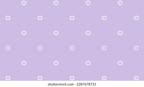 Violet background with white circles 