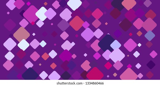Violet BG with Colorful Square Elements