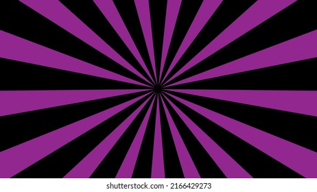 Violet with black sunburst star burst sun rays background