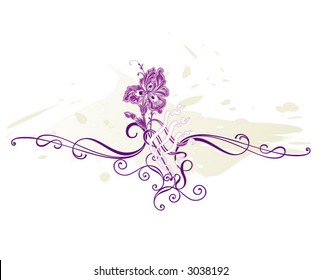 violet blossom element
