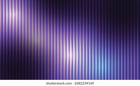 Violett und blau Neon vertikalen Streifen Farbverlauf Hintergrund mit leuchtenden Lichtstrahlen, futuristische abstrakte Linie Muster, Tech-Tapete Vorlage für Banner, Kopfzeilen und Präsentationen