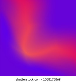 Violet, blue, red fluid shape - blurred gradient mesh background