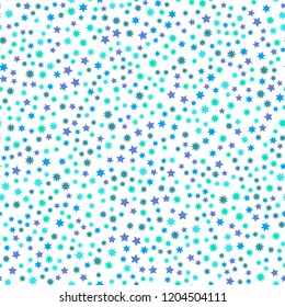 Violet and Blue simple flat style light star flares seamless texture.ctor illustration