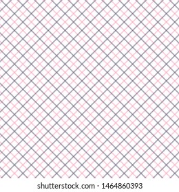 Violet and Blue Tattersall Check Pattern. Men's Shirt Fashion Textile Fabric. Repeating Tile Plaid Pattern.