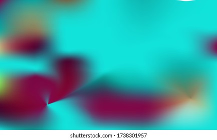 Fondo de degradado violeta y ondulado azul