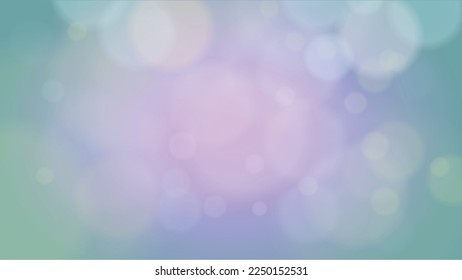 Fondo abstracto del vector de luz Violet Bokeh
