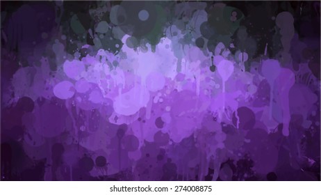 Violet brush strokes background. Vector version