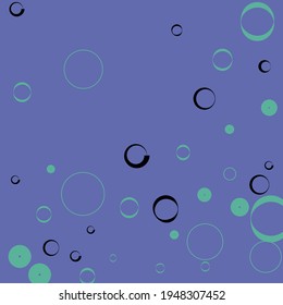 Violet Bubbles Round Purple Modern Style Backdrop. Water Black Curves Minimal Ornamental Fabrics. Oval Classical Green Retro Elegant Circles Modern Design. Calm Donut Light Bagel Design Pic.