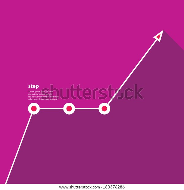Violet Business Graph Chart Background Vector Stock Vector (Royalty ...