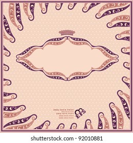 violet circle banner abstract luxury background
