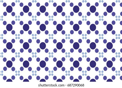 violet circle tile pattern