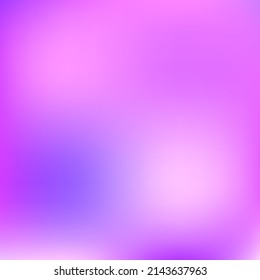 Violet Cold Smooth Color Bright Gradient Mesh. Watercolor Pastel Pink Smooth Surface. Trendy Purple Liquid Vibrant Gradient Backdrop. Lavender Multicolor Barbie Dark Light Blurry Background.