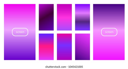 Violet color background. Soft color gradients. Modern screen vector design for mobile app.