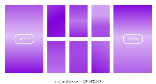 Violet color background. Soft color gradients. Modern screen vector design for mobile app.