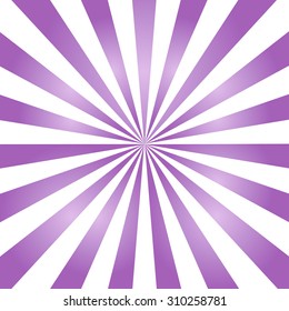 Violet color burst background or sun rays background. Vector illustration