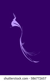 Violet color design