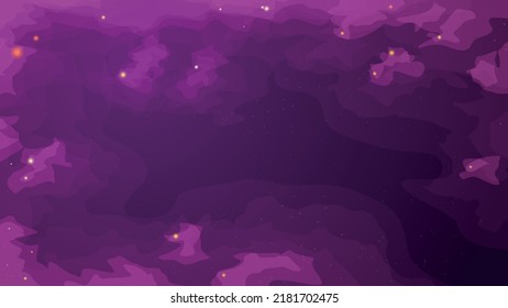 violet color gas clouds in deep space