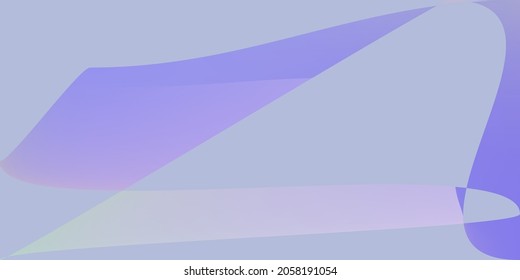 Violet Color Smooth Rainbow Dynamic Gradient Mesh. Dark Lavender Digital Purple Illustration. Minimal Modern Layers Fluid Smooth Surface. Shape Multicolor Pastel Futuristic Trendy Background.