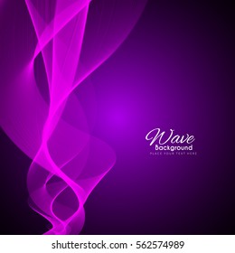 Violet color wave background