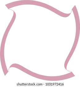 violet colored text box or outline with wavy lines
