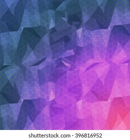 Violet Colors Abstract Background, Vector Design
