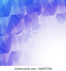 Violet Colors Low Poly Background