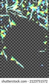 Violet Confetti Background Transparent Vector. Particle Solar Illustration. Green New Texture. Yellow Glamour. Bokeh Feeling Template.