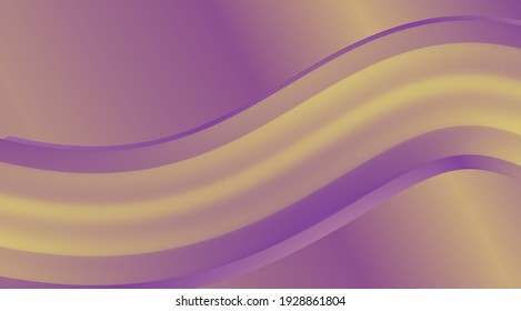 Violet and cream color wavy gradient fluid background, banner for presentation, landing page, web site.