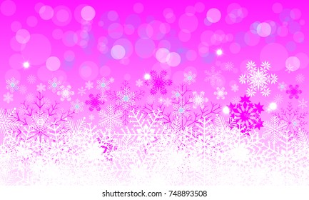 Violet crystal background snowflake - stock vector